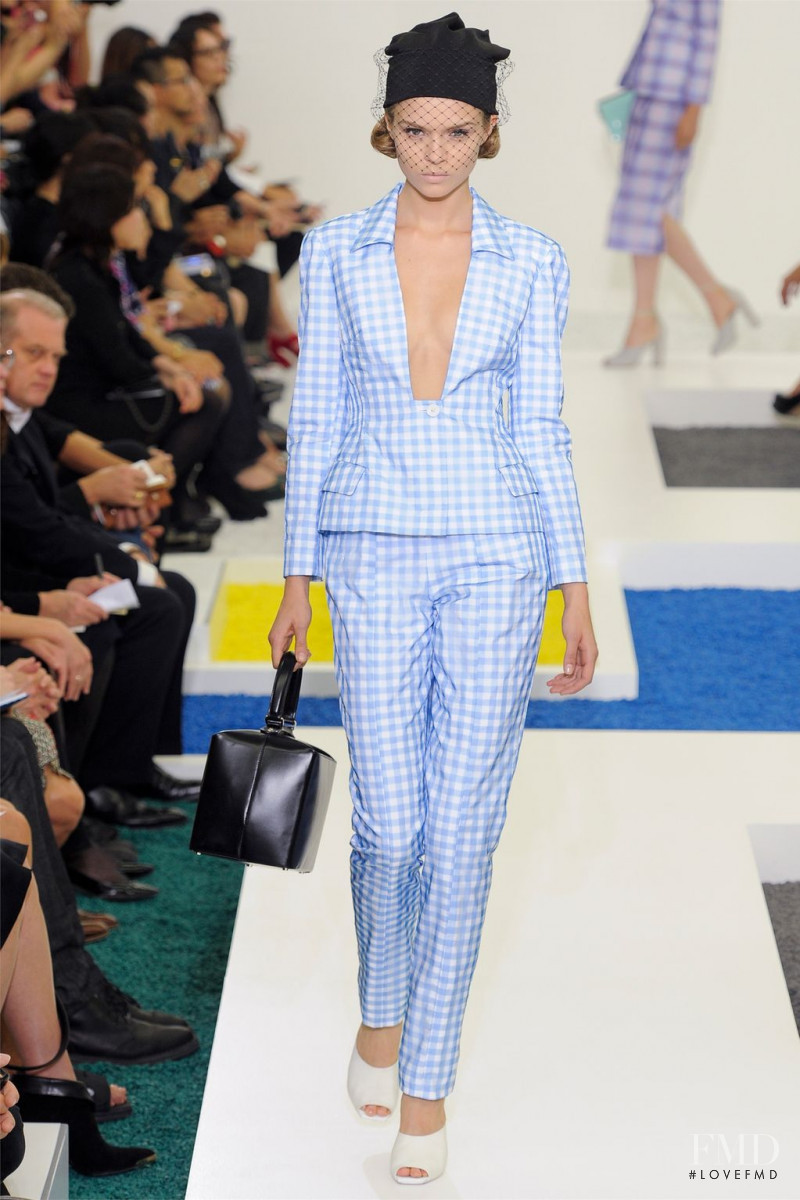 Josephine Skriver featured in  the Jil Sander fashion show for Spring/Summer 2012