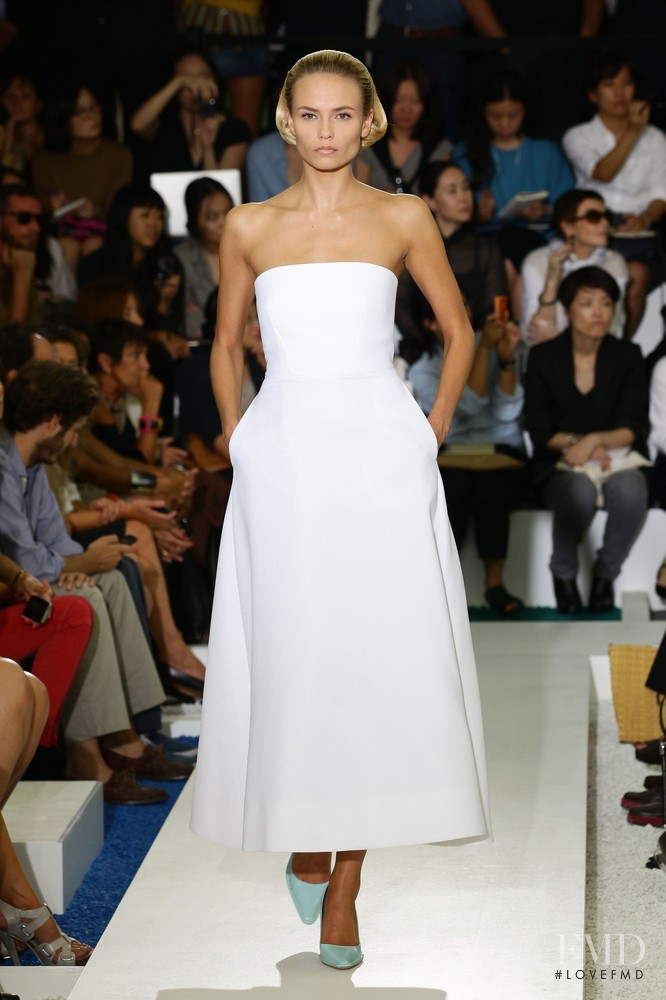 Natasha Poly featured in  the Jil Sander fashion show for Spring/Summer 2012