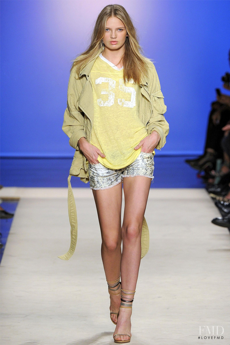 Romee Strijd featured in  the Isabel Marant fashion show for Spring/Summer 2012