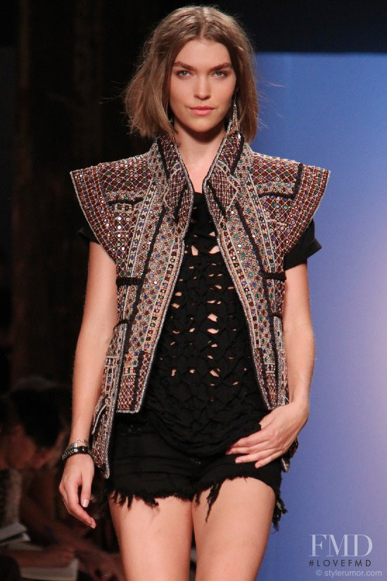 Arizona Muse featured in  the Isabel Marant fashion show for Spring/Summer 2012