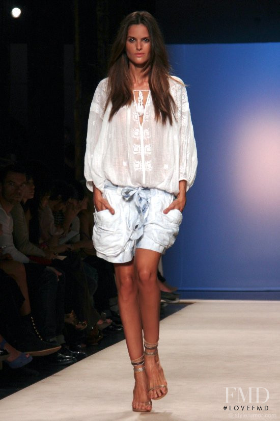 Izabel Goulart featured in  the Isabel Marant fashion show for Spring/Summer 2012