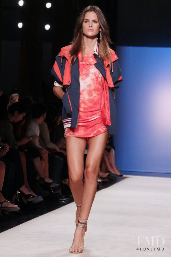 Izabel Goulart featured in  the Isabel Marant fashion show for Spring/Summer 2012