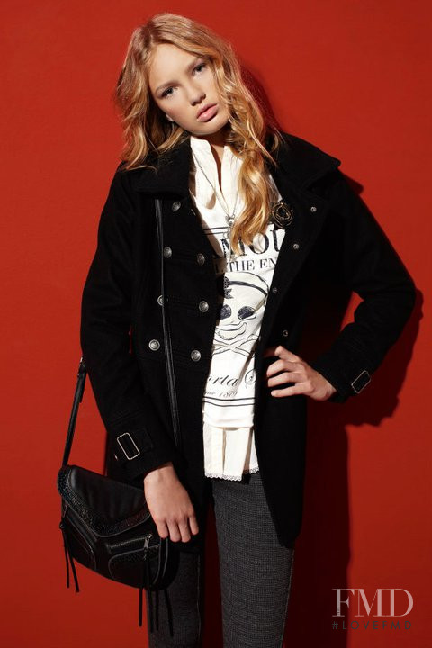 Romee Strijd featured in  the Bershka advertisement for Autumn/Winter 2010