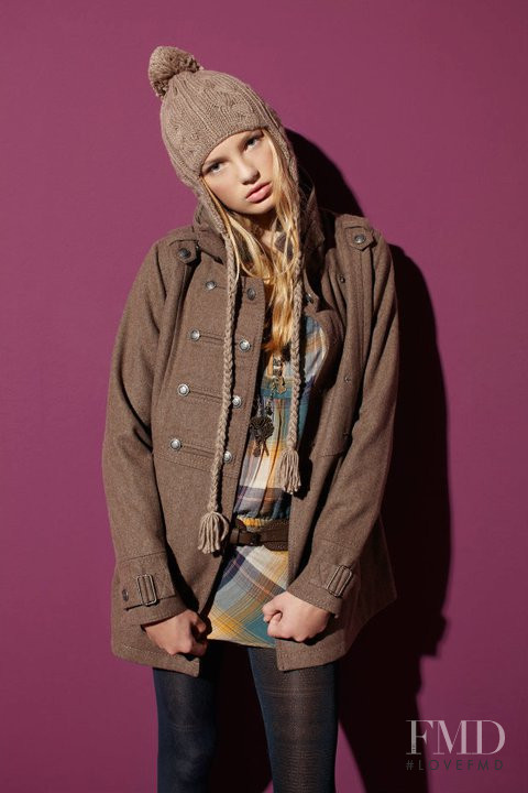 Romee Strijd featured in  the Bershka advertisement for Autumn/Winter 2010