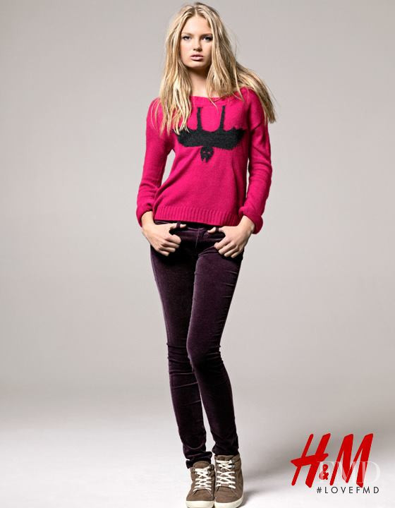 Romee Strijd featured in  the H&M Divided catalogue for Fall 2012