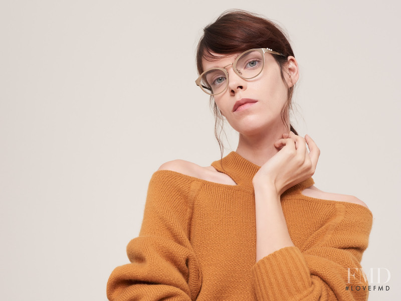 Meghan Collison featured in  the Jason Wu Eyewear fashion show for Autumn/Winter 2017