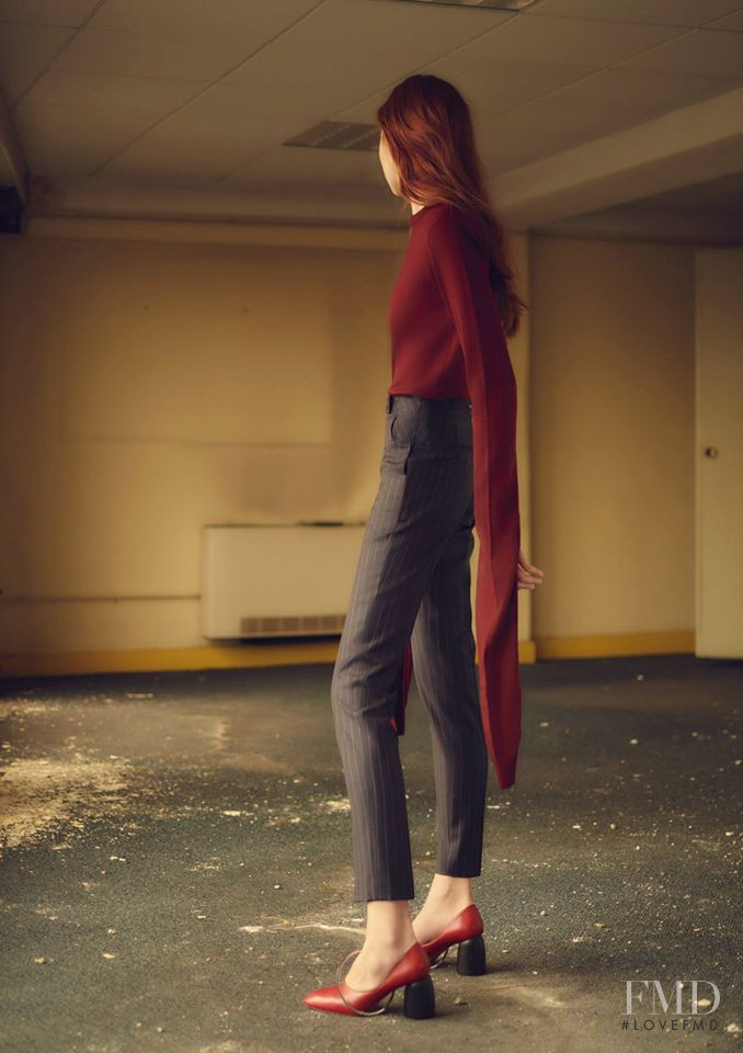 Manon Thiery featured in  the Coperni lookbook for Spring/Summer 2015