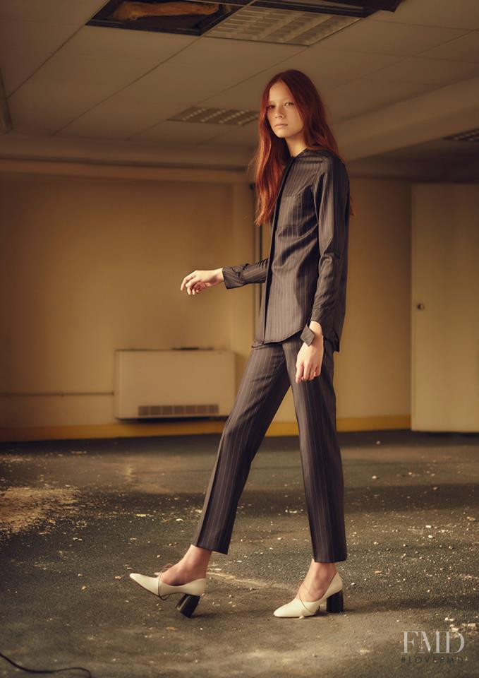 Manon Thiery featured in  the Coperni lookbook for Spring/Summer 2015