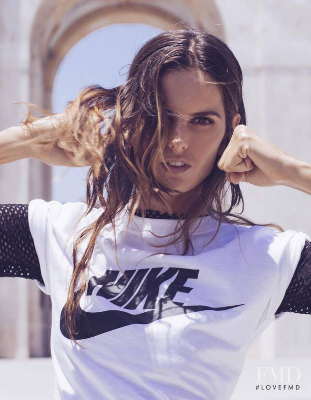 Izabel Goulart featured in  the Nike advertisement for Autumn/Winter 2016