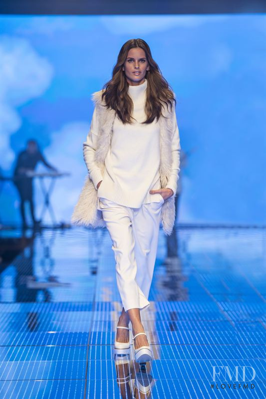 Izabel Goulart featured in  the Lindex fashion show for Spring/Summer 2015