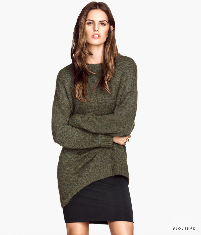 Izabel Goulart featured in  the H&M catalogue for Fall 2014