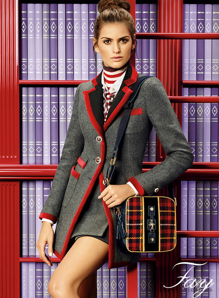 Izabel Goulart featured in  the Fay advertisement for Autumn/Winter 2013