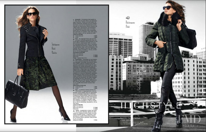Izabel Goulart featured in  the Madeleine catalogue for Autumn/Winter 2014