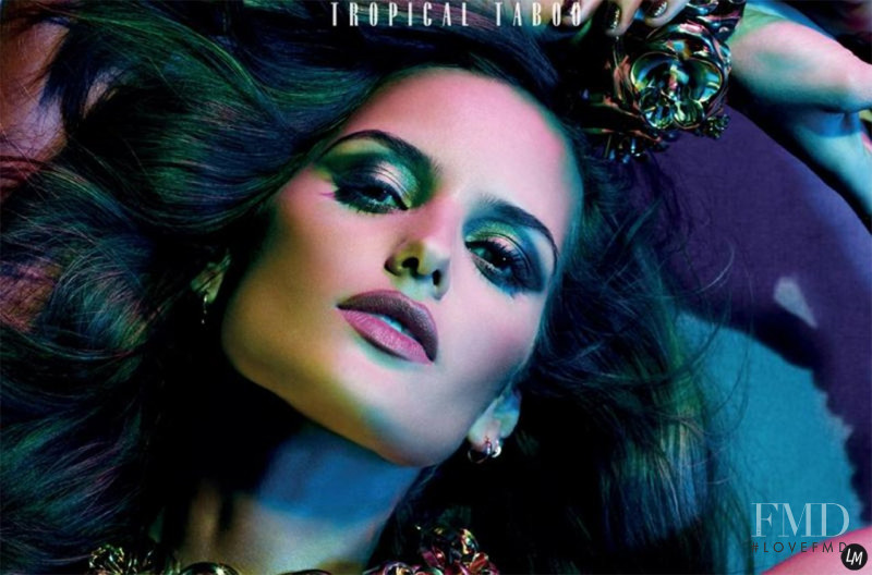 Izabel Goulart featured in  the MAC Cosmetics Tropical Taboo Collection advertisement for Summer 2013