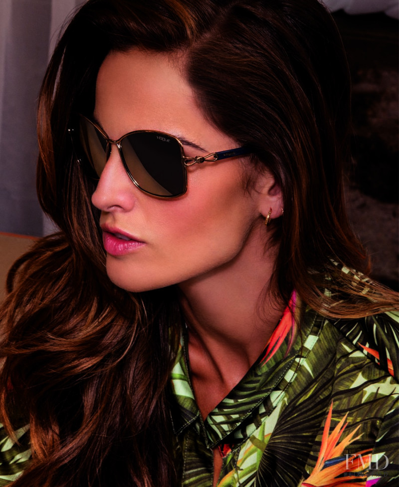 Izabel Goulart featured in  the Vogue Eyewear advertisement for Spring/Summer 2013