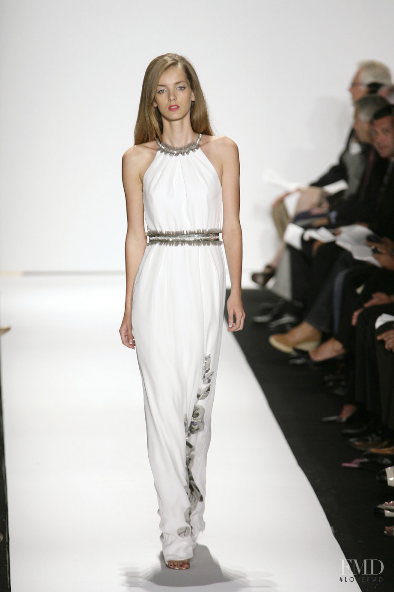 Denisa Dvorakova featured in  the Badgley Mischka fashion show for Spring/Summer 2008