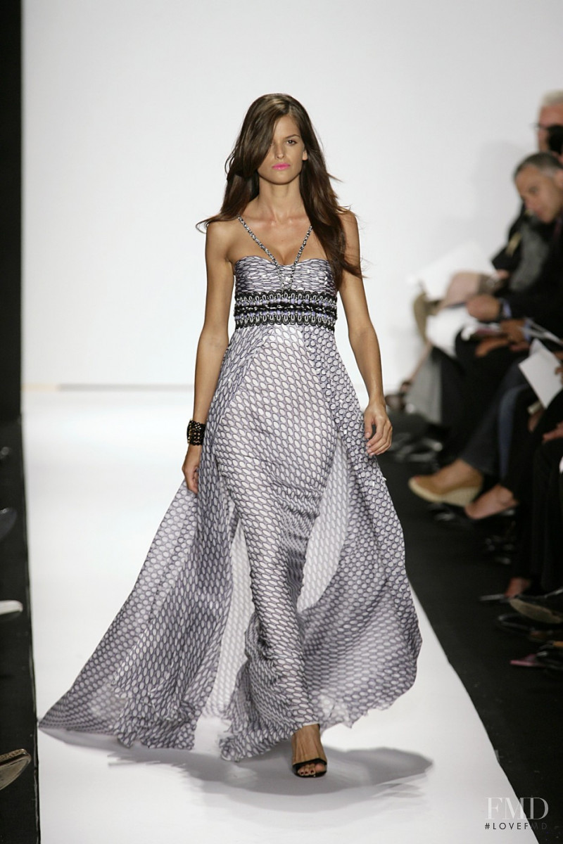 Izabel Goulart featured in  the Badgley Mischka fashion show for Spring/Summer 2008