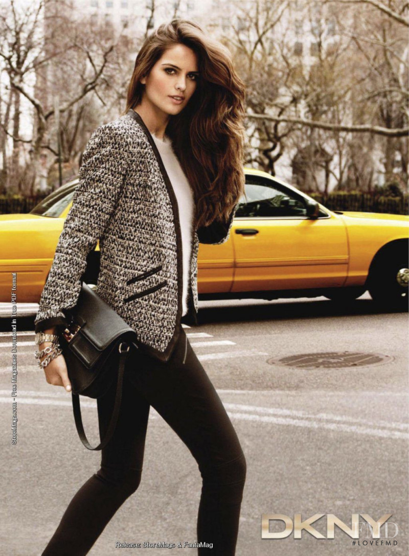Izabel Goulart featured in  the DKNY advertisement for Autumn/Winter 2011