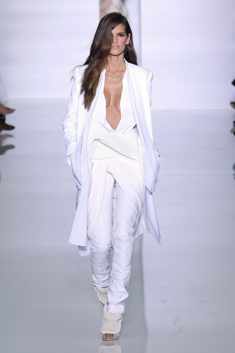 Izabel Goulart featured in  the Yeezy Kanye West fashion show for Spring/Summer 2012
