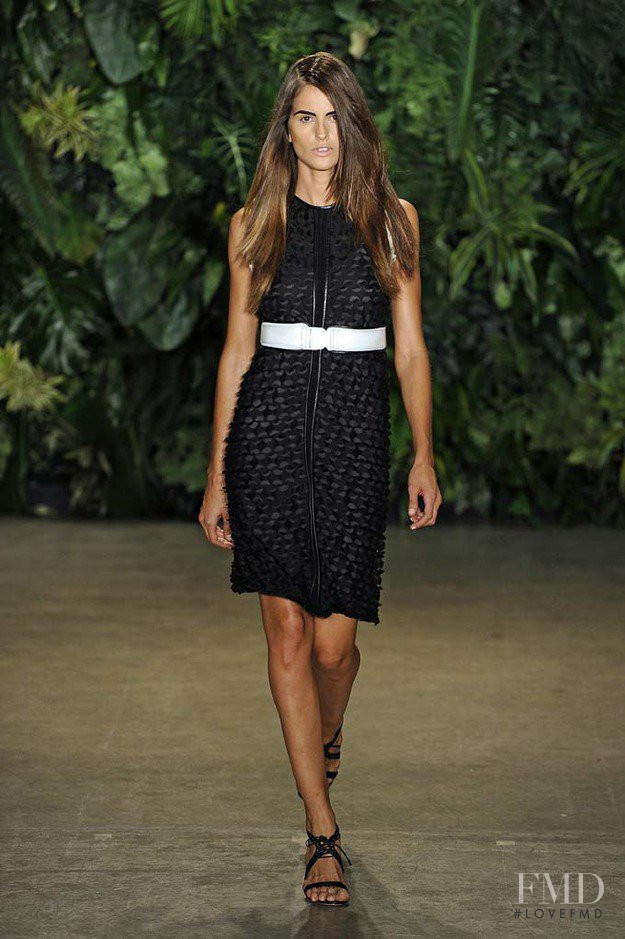 Izabel Goulart featured in  the Altuzarra fashion show for Spring/Summer 2012