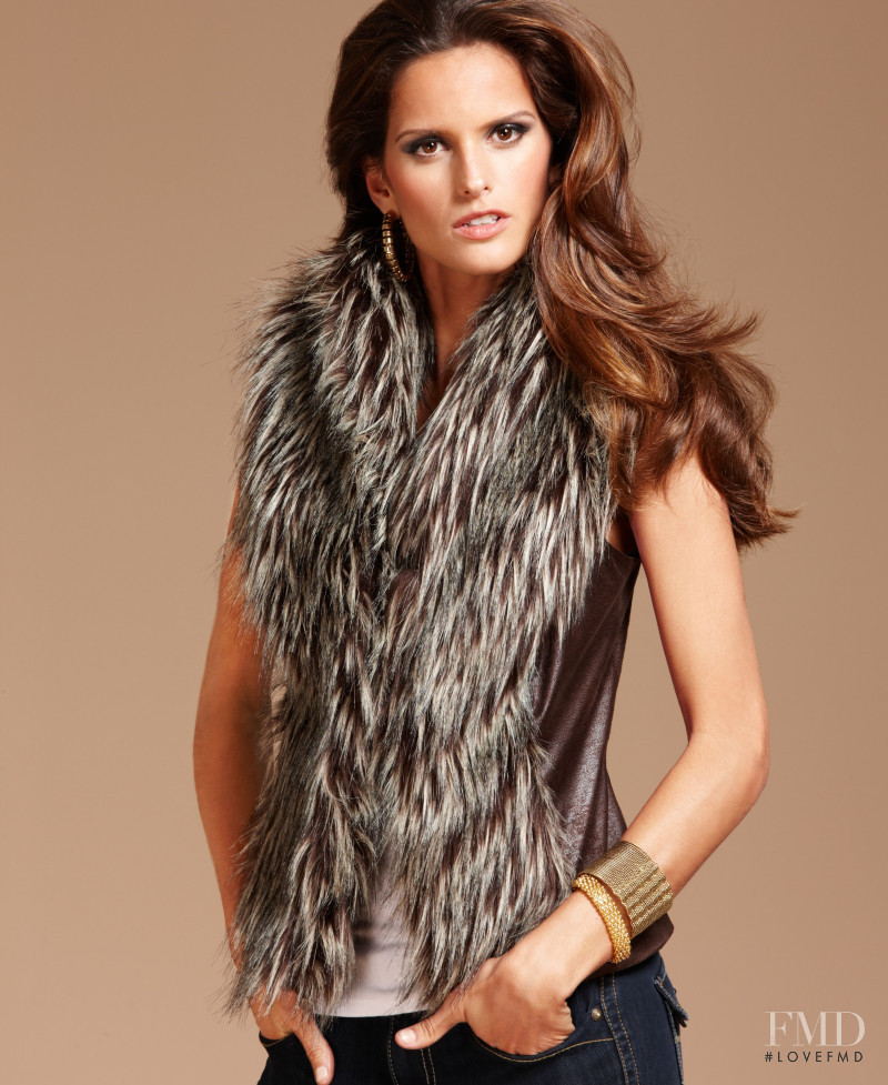 Izabel Goulart featured in  the Macy\'s catalogue for Autumn/Winter 2011