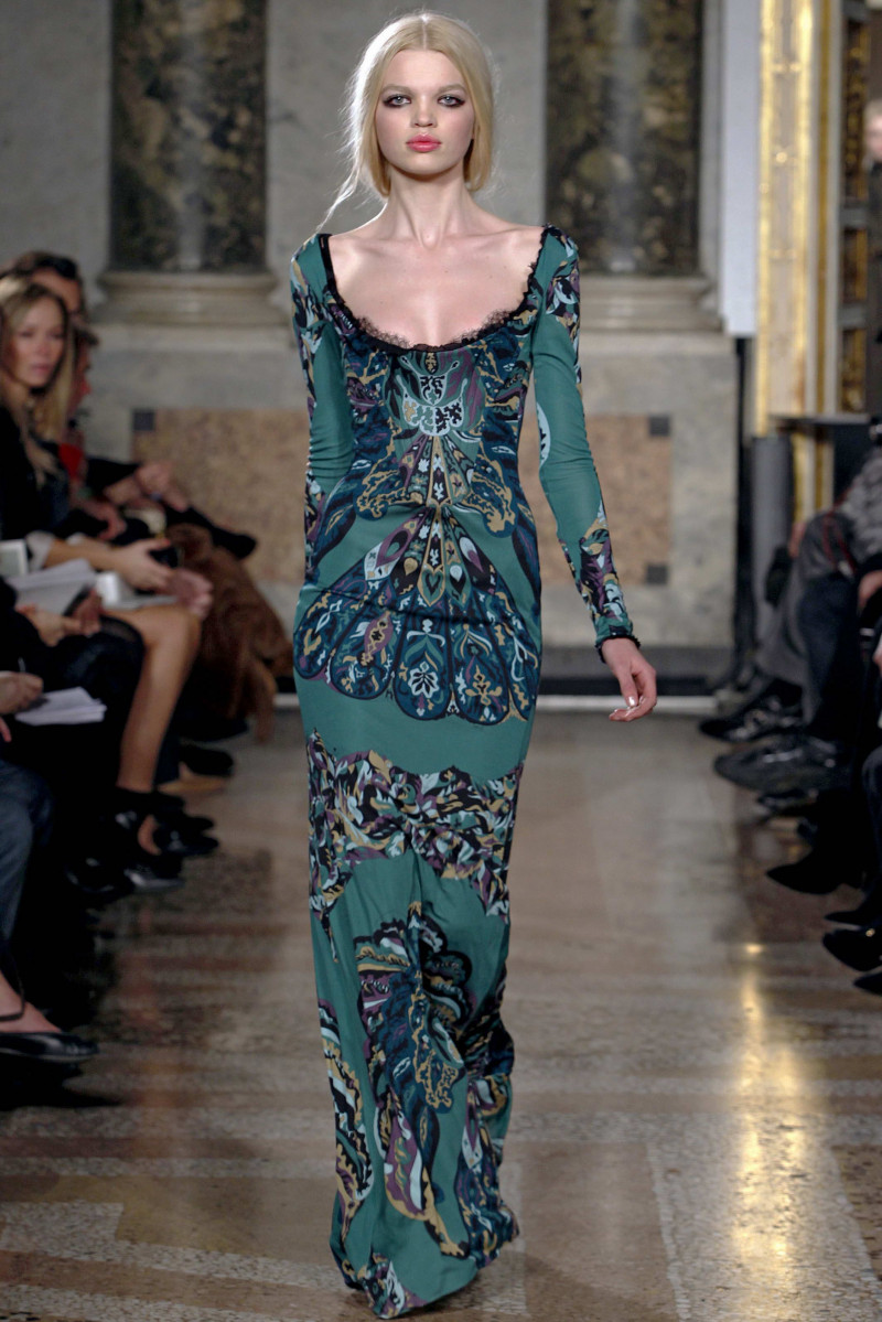 Daphne Groeneveld featured in  the Pucci fashion show for Autumn/Winter 2011
