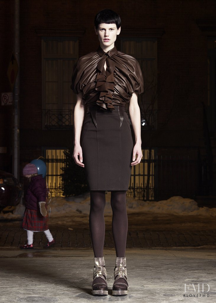 Saskia de Brauw featured in  the Givenchy lookbook for Pre-Fall 2011