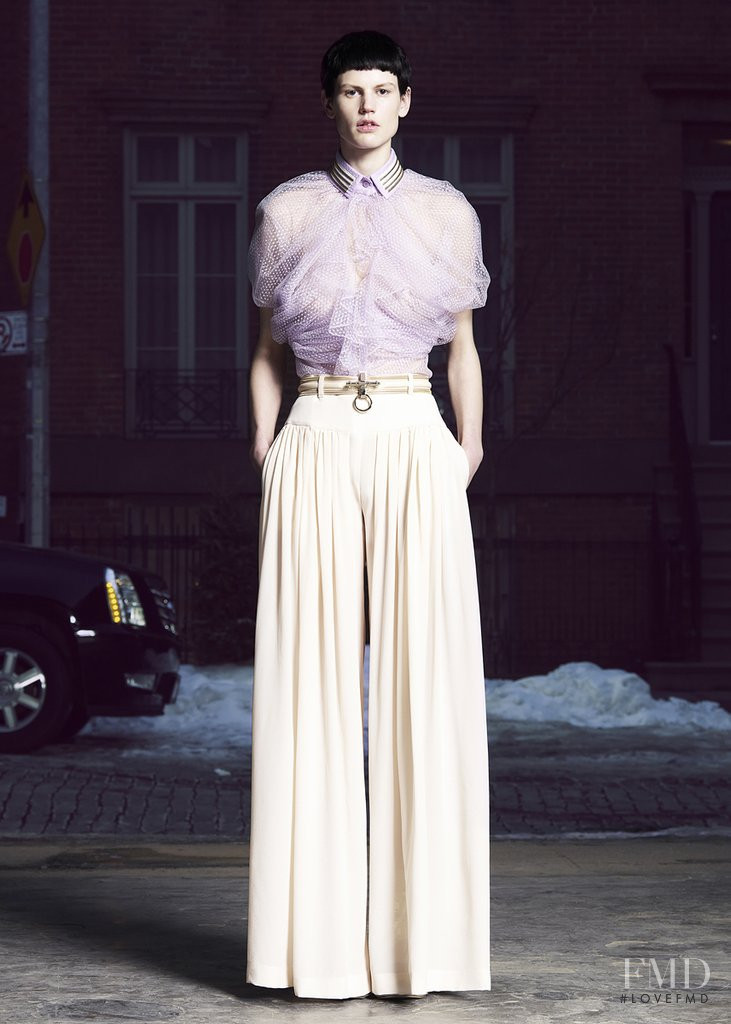 Saskia de Brauw featured in  the Givenchy lookbook for Pre-Fall 2011