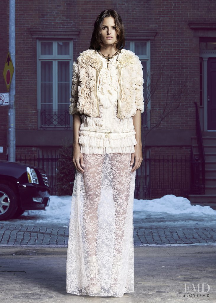 Izabel Goulart featured in  the Givenchy lookbook for Pre-Fall 2011