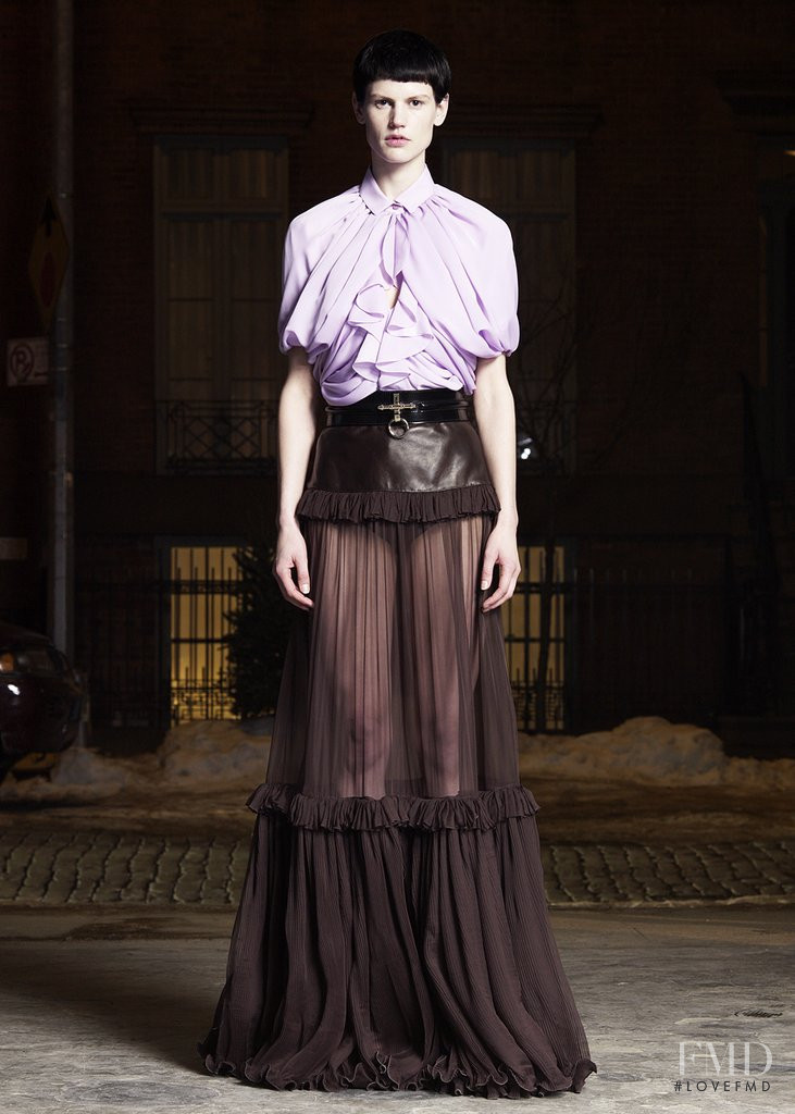 Saskia de Brauw featured in  the Givenchy lookbook for Pre-Fall 2011