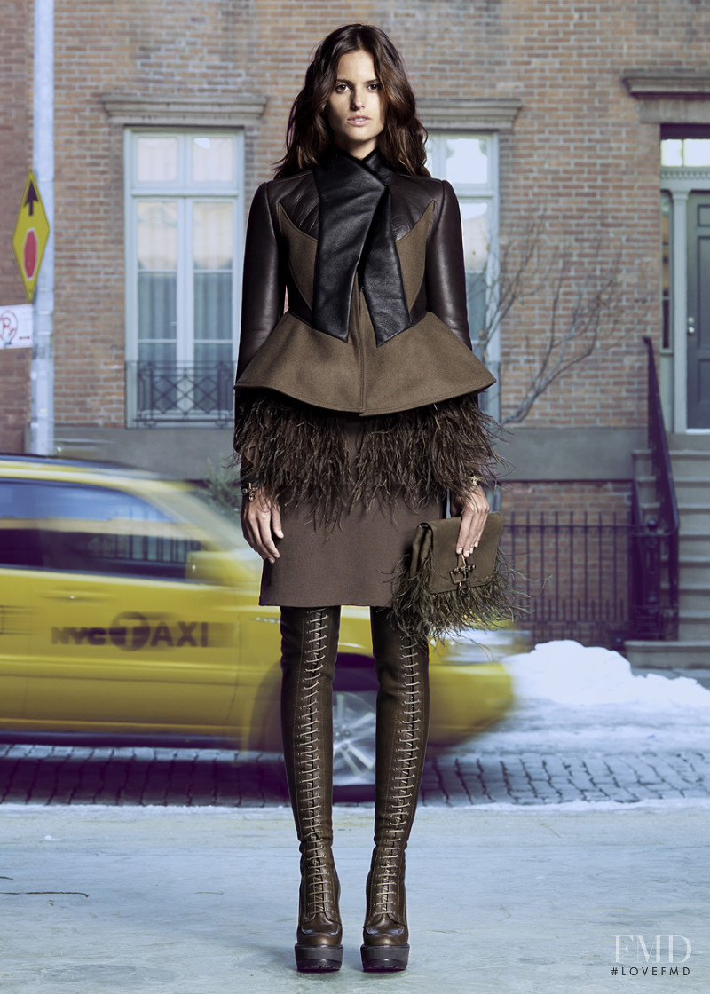 Izabel Goulart featured in  the Givenchy lookbook for Pre-Fall 2011