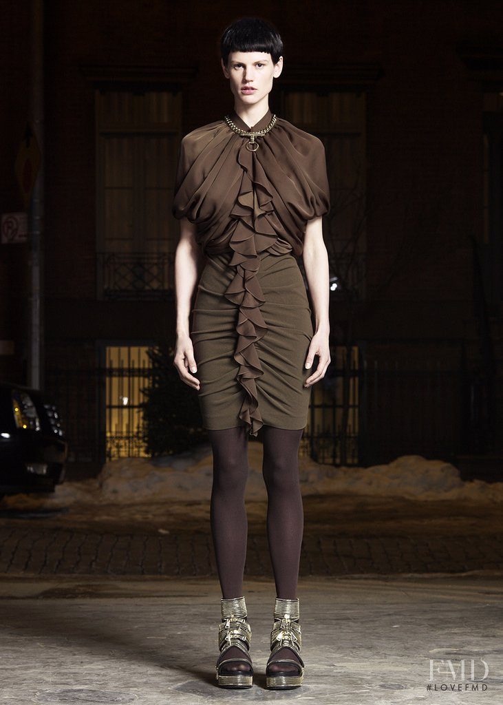 Saskia de Brauw featured in  the Givenchy lookbook for Pre-Fall 2011