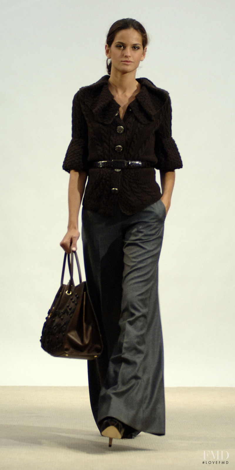 Izabel Goulart featured in  the Oscar de la Renta fashion show for Pre-Fall 2007