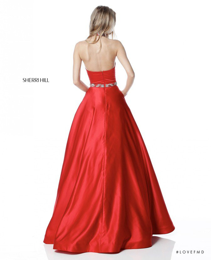 Scarlett Leithold featured in  the Sherri Hill catalogue for Winter 2017