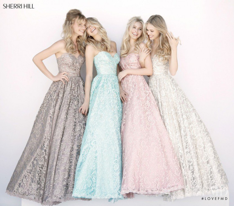 Scarlett Leithold featured in  the Sherri Hill catalogue for Winter 2017