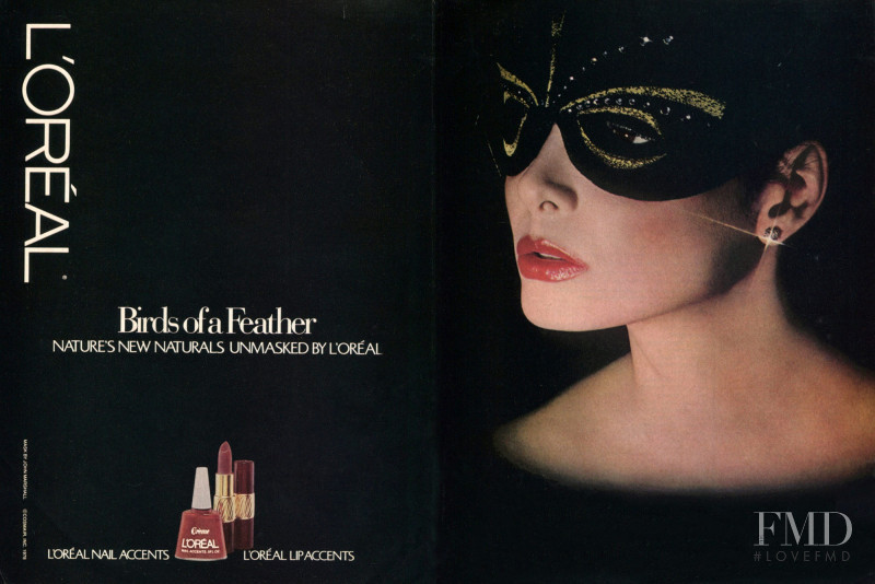 Catherine Roberts featured in  the L\'Oreal Paris advertisement for Spring/Summer 1978