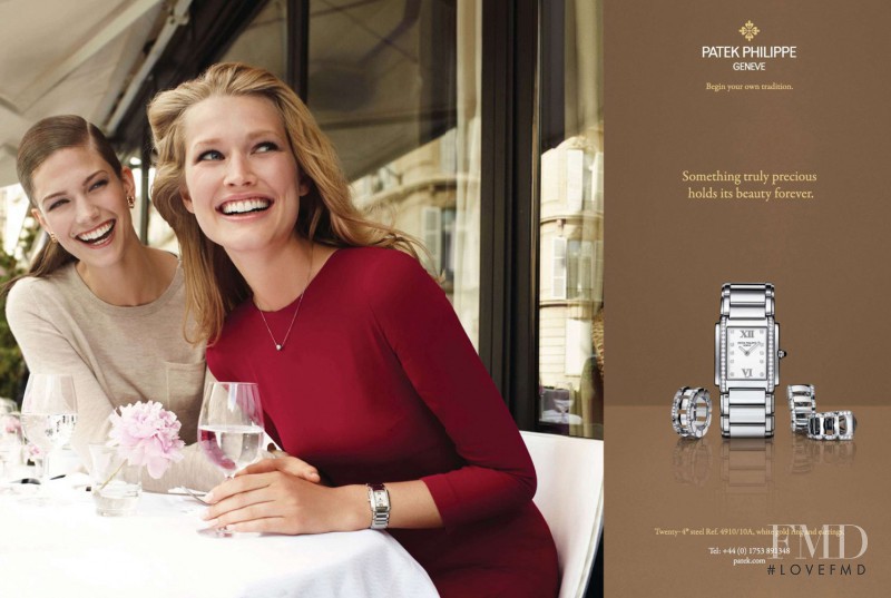 Kendra Spears featured in  the Patek Philippe advertisement for Spring/Summer 2013