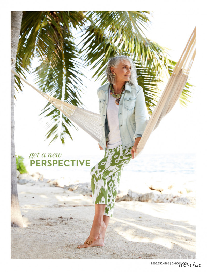 Cindy Joseph featured in  the Chico‘s catalogue for Spring/Summer 2016