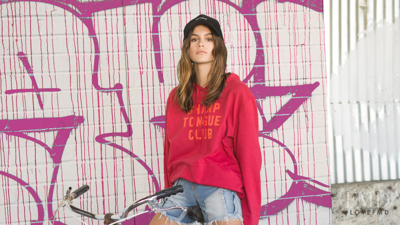 Kaia Gerber featured in  the Penshoppe advertisement for Winter 2017