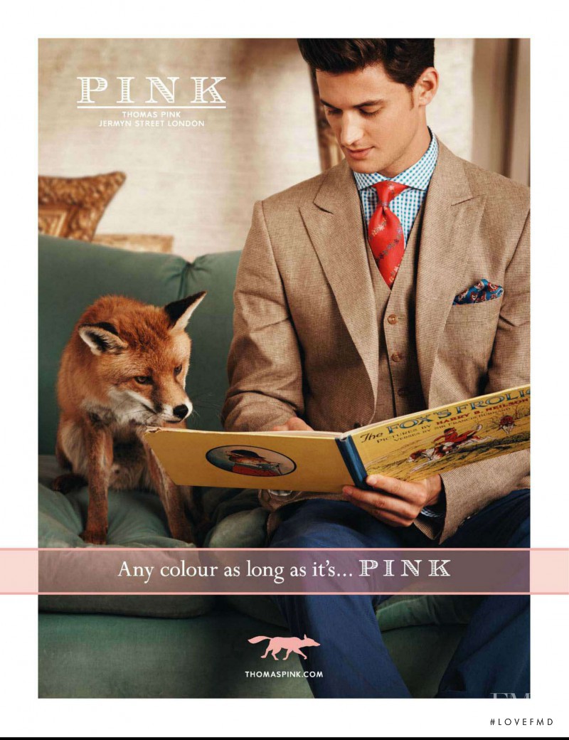 Thomas Pink advertisement for Spring/Summer 2013