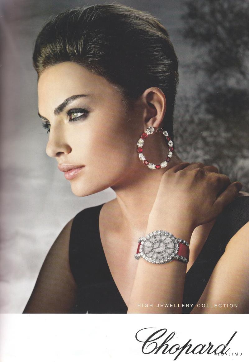 Alyssa Miller featured in  the Chopard advertisement for Spring/Summer 2013