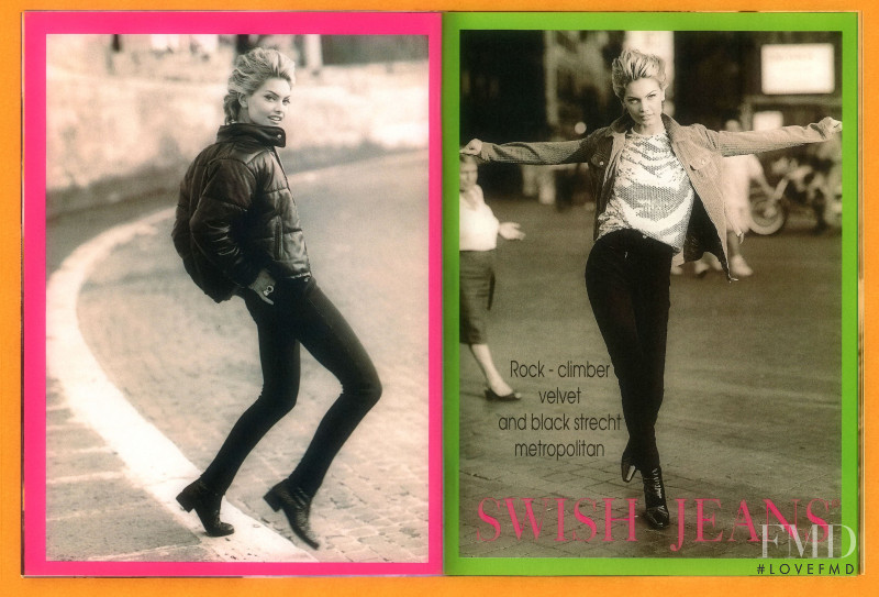 Gretha Cavazzoni featured in  the Swish Jeans advertisement for Autumn/Winter 1996