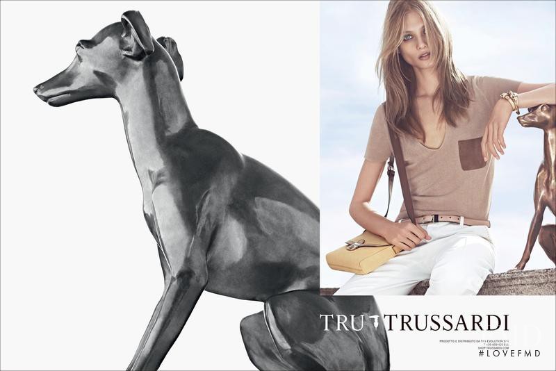 Anna Selezneva featured in  the Tru Trussardi advertisement for Spring/Summer 2013