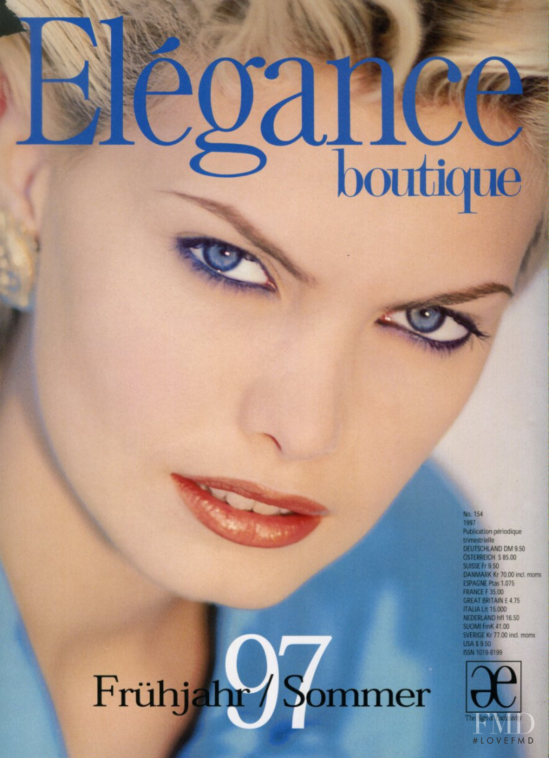 Gretha Cavazzoni featured in  the Elegance catalogue for Spring/Summer 1997