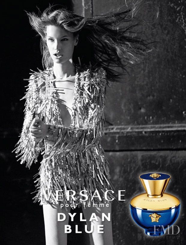 Faretta Radic featured in  the Versace Fragrance \'Dylan Blue\' Pour Femme Fragrance  advertisement for Winter 2017