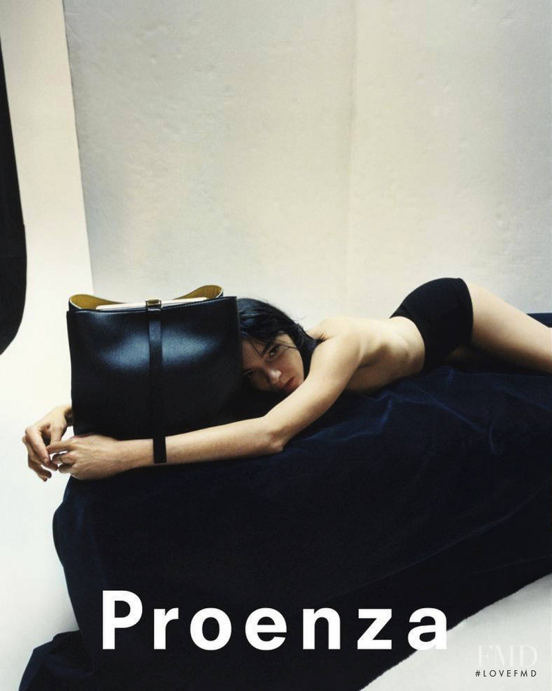 Mariacarla Boscono featured in  the Proenza Schouler advertisement for Spring/Summer 2018