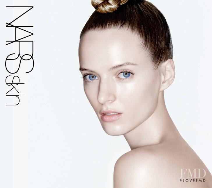 Daria Strokous featured in  the Nars Cosmetics advertisement for Spring/Summer 2018