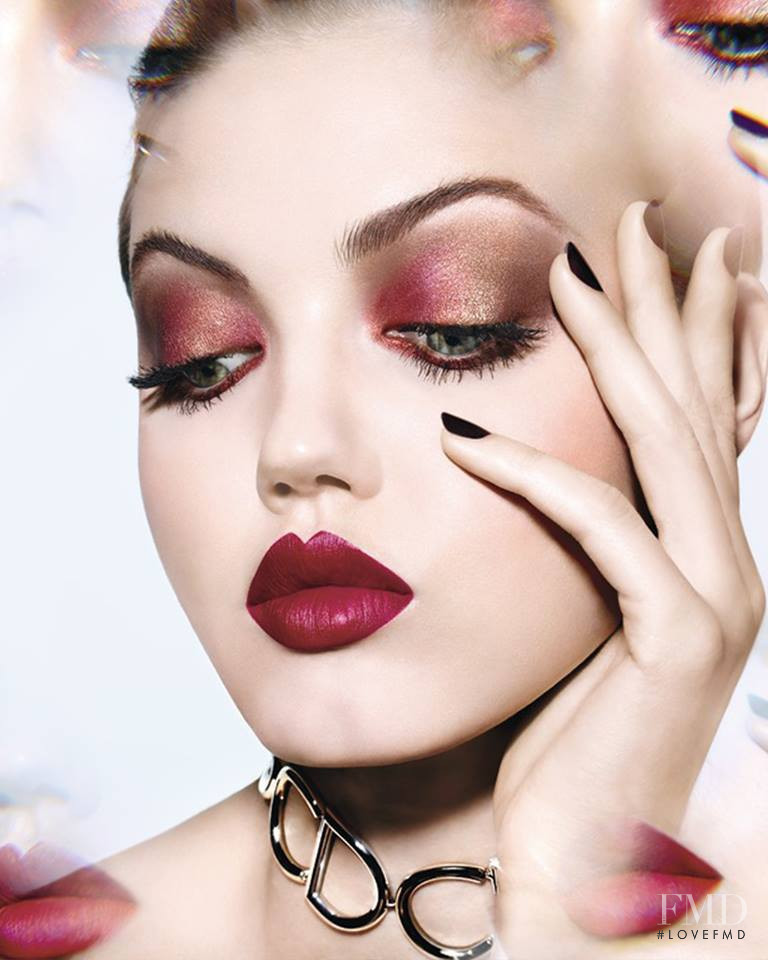 Lindsey Wixson featured in  the Dior Beauty advertisement for Autumn/Winter 2017