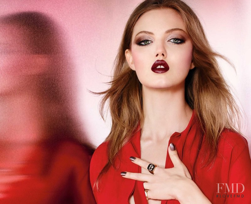 Lindsey Wixson featured in  the Dior Beauty advertisement for Autumn/Winter 2017