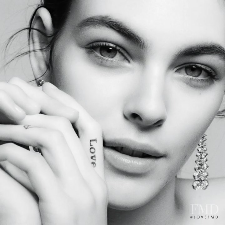 Vittoria Ceretti featured in  the Tiffany & Co. The Fragrance advertisement for Autumn/Winter 2017